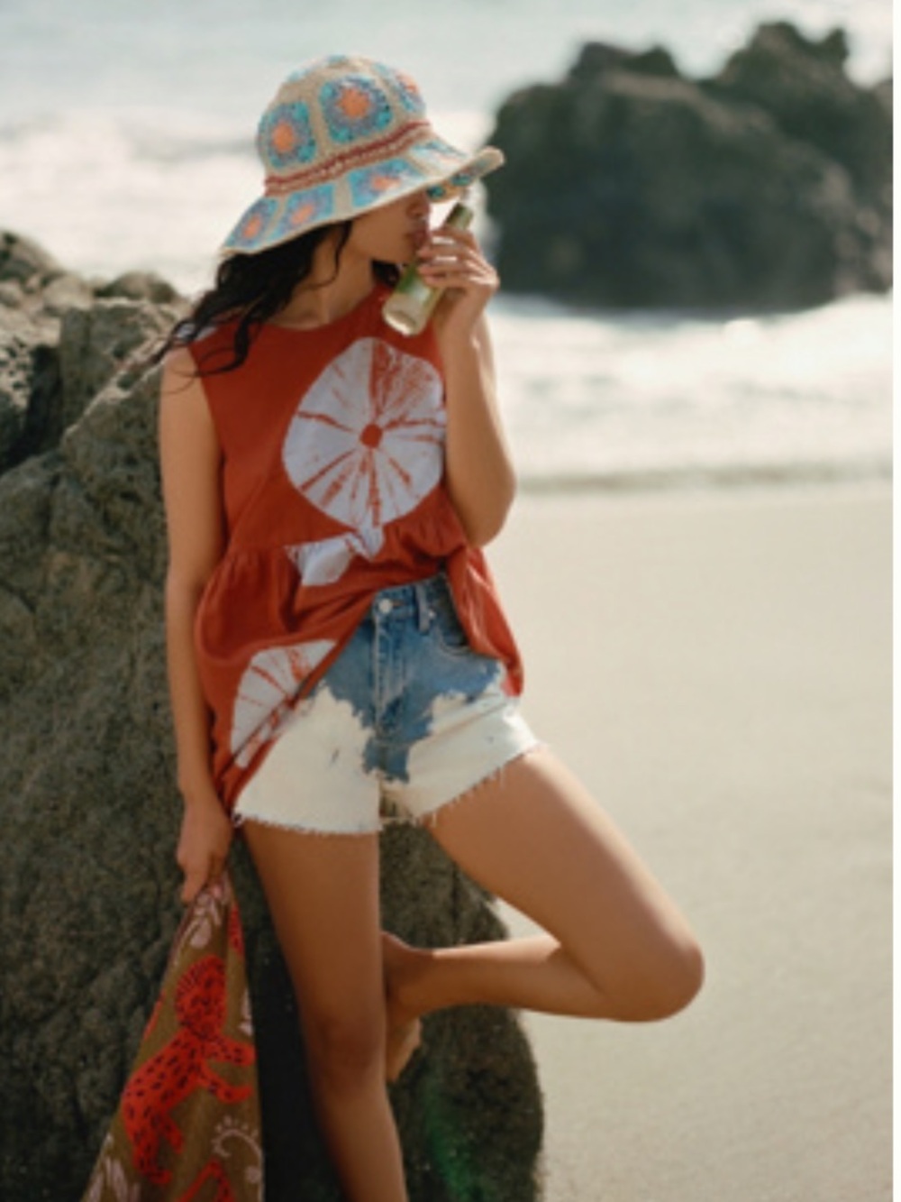 Tie Dye Tunic Blouse